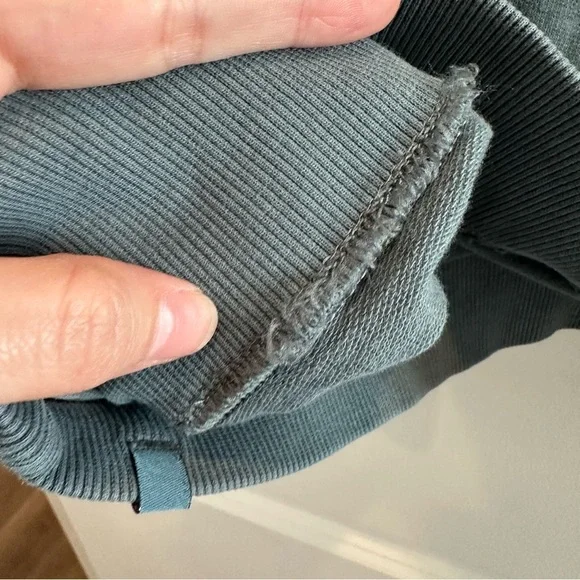 Tasc Performance Teal Crew Neck Sweatshirt - Picture 7 of 7